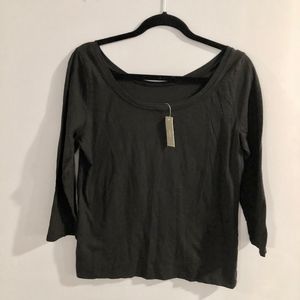 Jcrew NEW Scoop back Tshirt